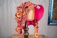 Sunflower Splendor - Prairie Hat Bonnet for Mini Horse