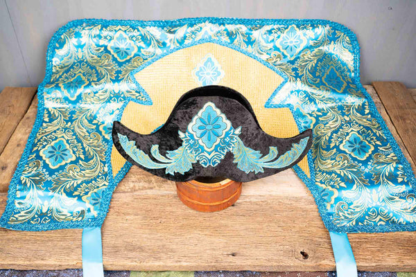 Pirates of Panache - Pirate Costume for Mini Horse with Hat and Swashbuckler Jacket