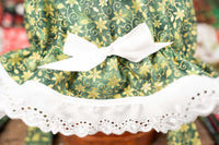 Mrs Claus' Patchwork Parade - Costume with holiday bonnet and Patchwork Cape for Mini Horse