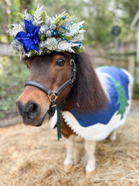 Star of Wonder - Christmas Headdress and Quilted Cape for Mini Horse