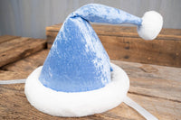 Sky Blue Santa - Santa Hat - Christmas Hat for Miniature Horse