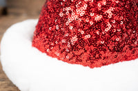 Cherry Sparkle Santa - Christmas Hat for Miniature Horse