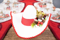 Cozy Cowboy Christmas - Costume for Mini Horse, Hat, Shawl and Tail Fascinator