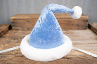 Sky Blue Santa - Santa Hat - Christmas Hat for Miniature Horse