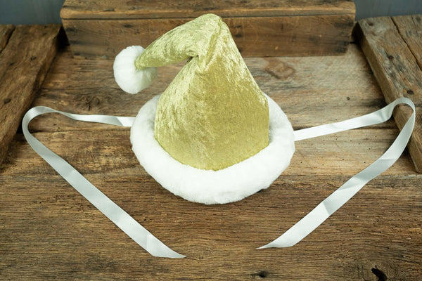 Pistachio Pizazz Santa - Santa Hat - Christmas Hat for Miniature Horse
