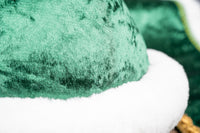 Evergreen and Glorious Santa - Hat and Velvet Embroidered Cape for Mini Horse
