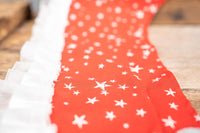 Starlit Mrs. Claus - Costume with Polka Dot Bonnet, Cape and Tail Fascinator for Mini Horse