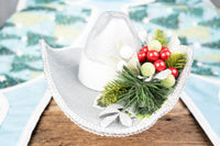 Festive in the Forest - Costume for Mini Horse, Hat, Shawl and Tail Fascinator