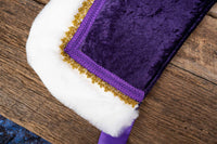 Santa Supreme - Hat and Velvet Embroidered Cape for Mini Horse