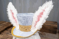 Celestial Cottontail Crown - Top Hat with Bunny Ears for Mini Horse