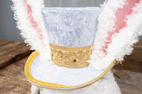 Celestial Cottontail Crown - Top Hat with Bunny Ears for Mini Horse
