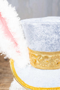 Celestial Cottontail Crown - Top Hat with Bunny Ears for Mini Horse