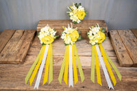Easter Sunday  - Set of Four Easy Clip Flower Fascinators