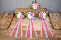 Delightful and Delicious  - Set of Four Easy Clip Flower Fascinators