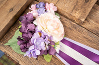 Evening Garden  - Set of Four Easy Clip Flower Fascinators