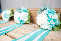 Mint Julep - Set of Four Easy Clip Flower Fascinators