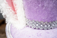 Lavender Moonbeam Topper - Top Hat with Bunny Ears for Mini Horse