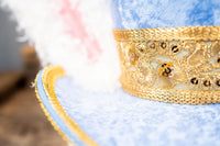 Azure Jubilee - Top Hat with Bunny Ears for Mini Horse