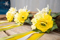 Easter Sunday  - Set of Four Easy Clip Flower Fascinators