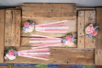Delightful and Delicious  - Set of Four Easy Clip Flower Fascinators