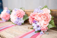 Delightful and Delicious  - Set of Four Easy Clip Flower Fascinators