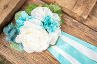 Mint Julep - Set of Four Easy Clip Flower Fascinators