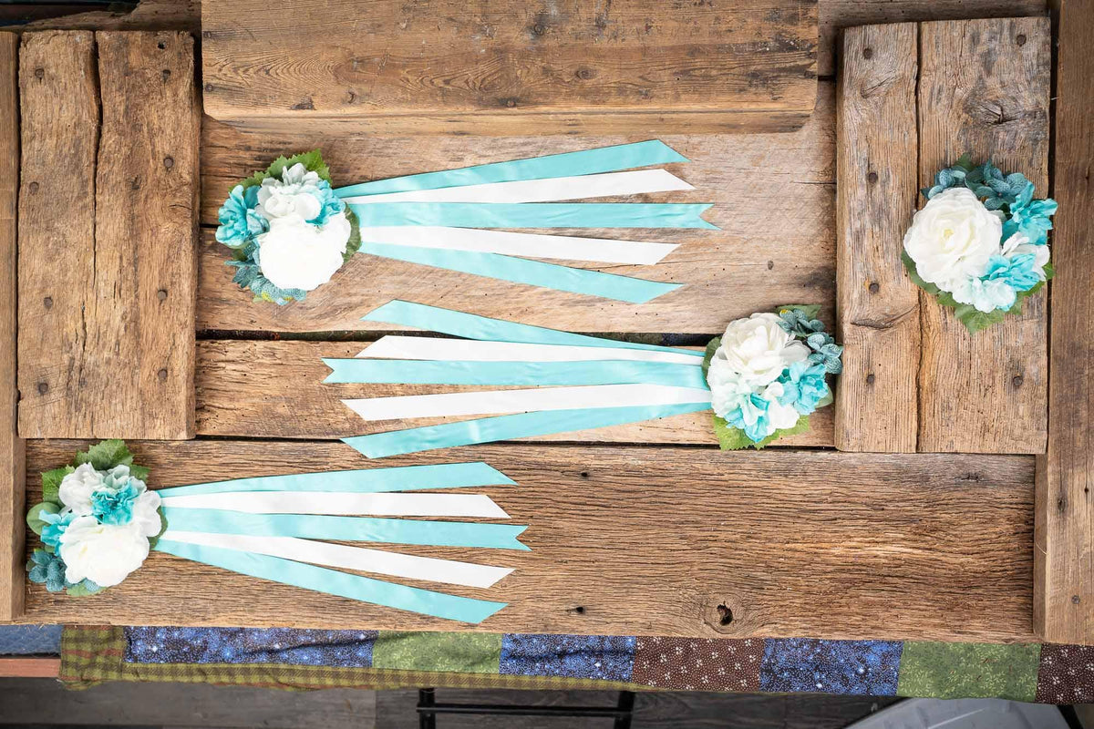 Mint Julep - Set of Four Easy Clip Flower Fascinators