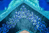 Peacock Paradiso - Feathered Headdress and Cape for Mini Horse