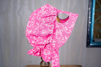 Raspberry Radiance  - Prairie Hat for Mini Horse