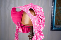 Raspberry Radiance  - Prairie Hat for Mini Horse
