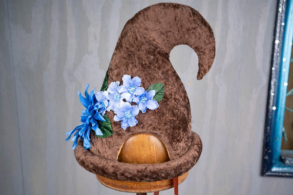 Bluebell Burrow - Gnome Hat for Miniature Horse