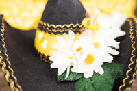 Bumble Buzz Bandit - Cowboy Set with Hat, Fringed Shawl and Tail Fascinator