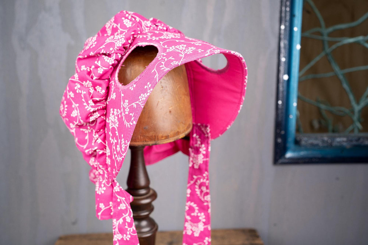 Raspberry Radiance  - Prairie Hat for Mini Horse
