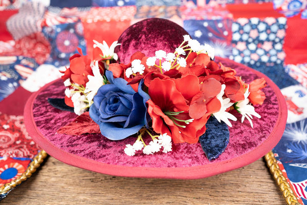 Red Flair - Hat and Quilted Cape for Mini Horse
