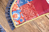 Red Flair - Hat and Quilted Cape for Mini Horse