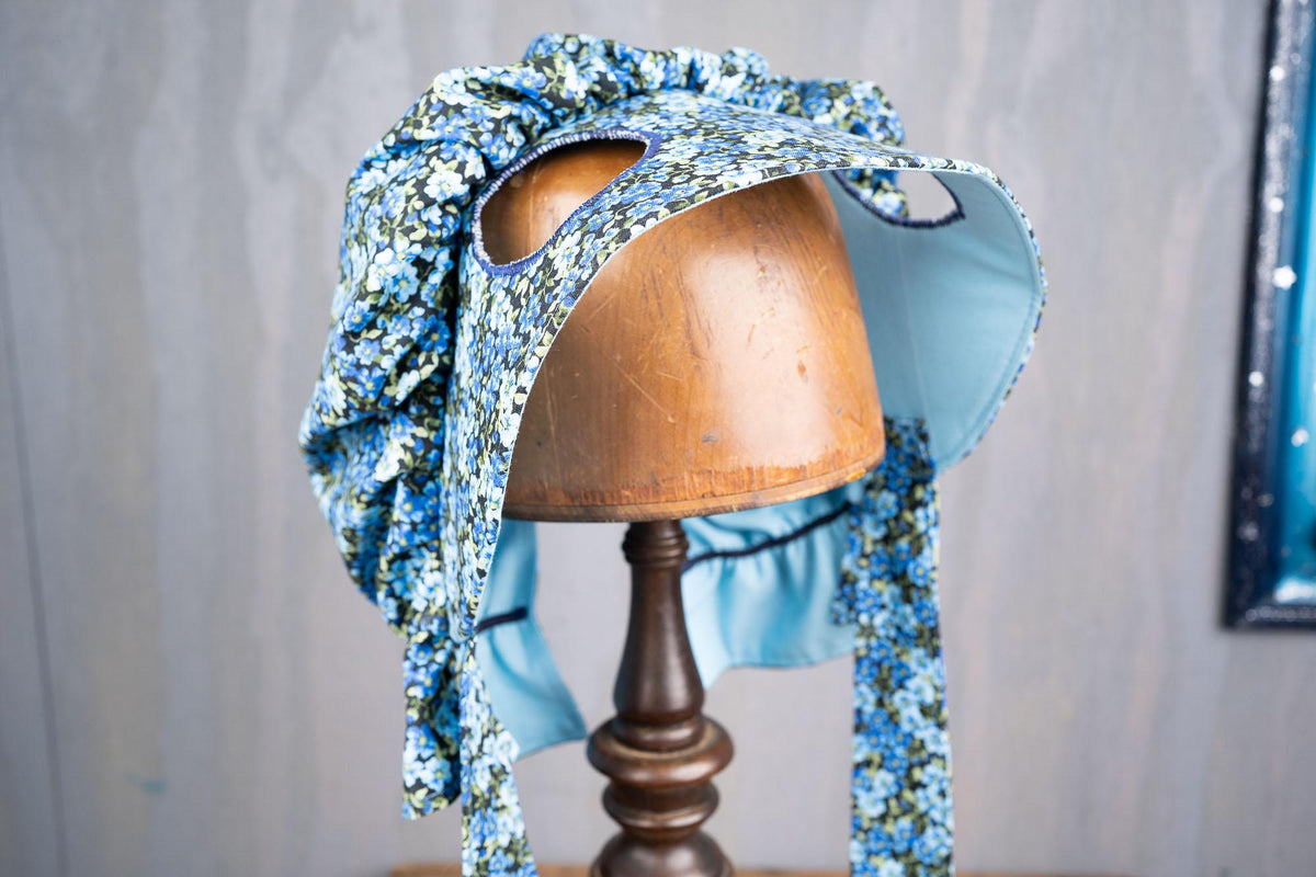 Cornflower and Mist - Prairie Hat for Mini Horse