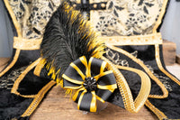 Golden Galleon Rogue - Pirate Costume for Mini Horse with Plumed Hat and Swashbuckler Jacket
