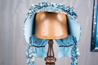 Cornflower and Mist - Prairie Hat for Mini Horse