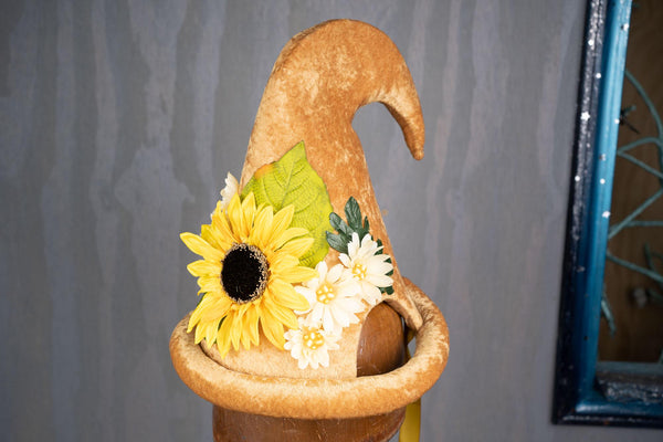 Sunflower Serenade - Gnome Hat for Miniature Horse