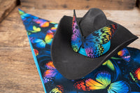 Midnight Mariposa - Cowboy Hat and Bandana for Mini Horse