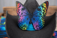 Midnight Mariposa - Cowboy Hat and Bandana for Mini Horse