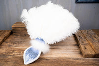 Periwinkle Paradise - Feathered Headdress, Cape and Tail Fascinator for Mini Horse