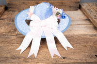 Periwinkle Daydream - Derby Hat and Tail Fascinator for Mini Horse