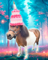 Birthday Cake-a-Licious - Hat for Miniature Horse