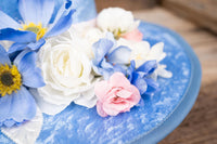 Periwinkle Daydream - Derby Hat and Tail Fascinator for Mini Horse