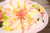 Pastel Parfait - Derby Hat and Tail Fascinator for Mini Horse