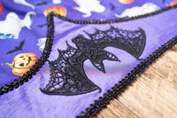 Bat-tastic Buckaroo - Fancy Cowboy Set with Hat, Fringed Shawl and Tail Fascinator