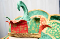 Yuletide Enchantment - Costume with Elf Hat, Cape and Tail Fascinator for Mini Horse